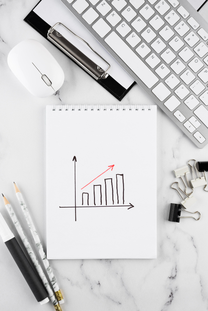 Абстрактная визуализация стратегии и роста